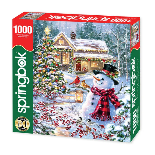 Cottage in the Snow 1000 Piece Jigsaw Puzzle by Springbok