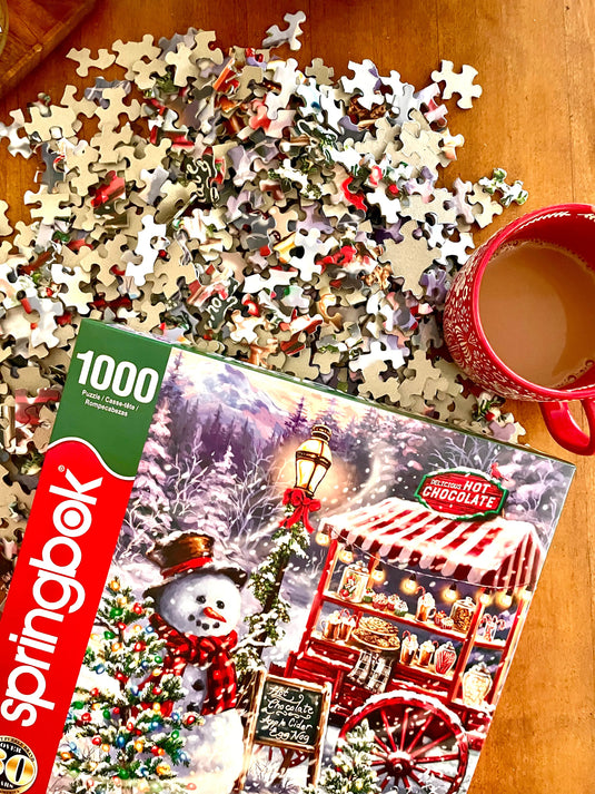 Hot Chocolate Stand 1000 Piece Jigsaw Puzzle by Springbok