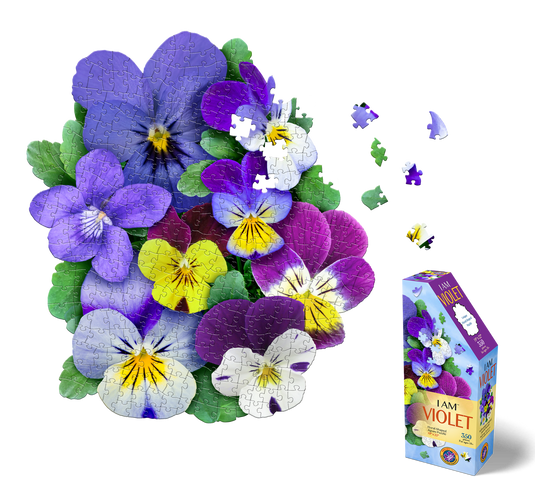 I Am Violet 350 Piece Puzzle by Madd Capp Main Puzzle