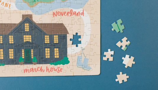 Literary Locations - 500 Piece Jigsaw Puzzle by Pippi Post