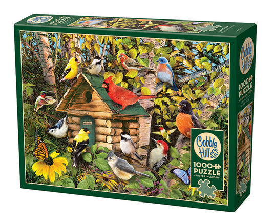 Bird Cabin 1000 Piece Jigsaw Puzzle by Cobble Hill - 1