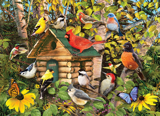 Bird Cabin 1000 Piece Jigsaw Puzzle by Cobble Hill - 2