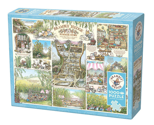 Brambly Hedge Summer Story 1000 Piece Jigsaw Puzzle by Cobble Hill - 1