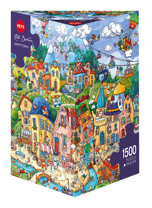 Happytown 1500 Piece Jigsaw Puzzle by Heye