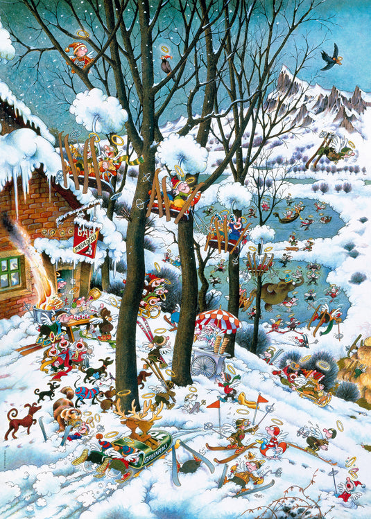 Paradise In Winter 1000 Piece Jigsaw Puzzle by Heye