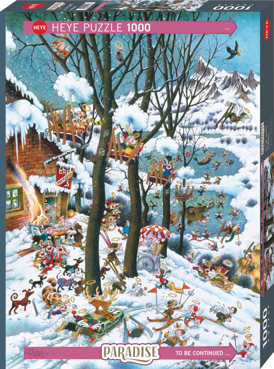 Paradise In Winter 1000 Piece Jigsaw Puzzle by Heye