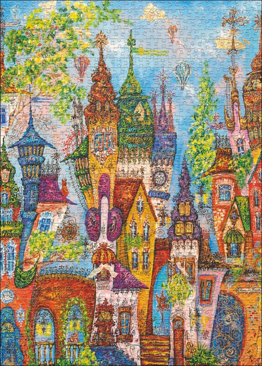 Charming Village: Red Arches 1000 Piece Jigsaw Puzzle by Heye