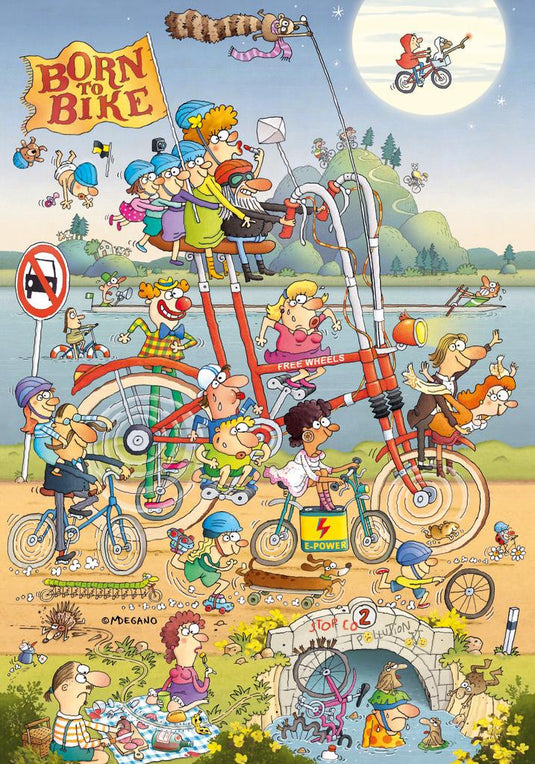 With M. Degano, Take a Trip! 500 Piece Jigsaw Puzzle by Heye - 2