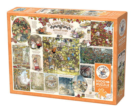 Brambly Hedge Autumn Story 1000 Piece Jigsaw Puzzle by Cobble Hill - 1