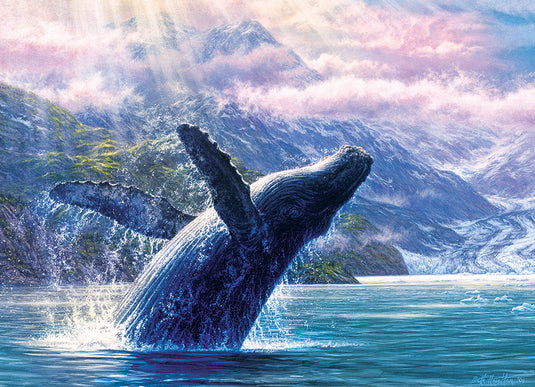 Leviathan of Glacier Bay 1000 Piece Jigsaw Puzzle by Cobble Hill - 2