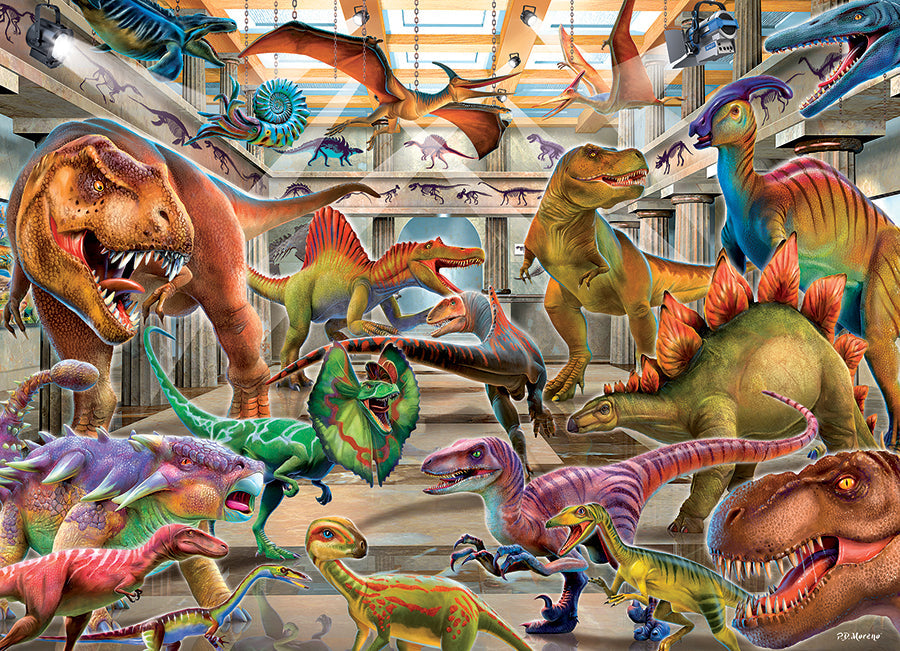 Dino Museum 1000 Piece Jigsaw Puzzle by Cobble Hill