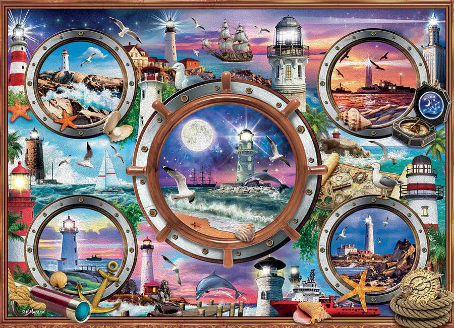 Lighthouses 1000 Piece Jigsaw Puzzle by Cobble Hill