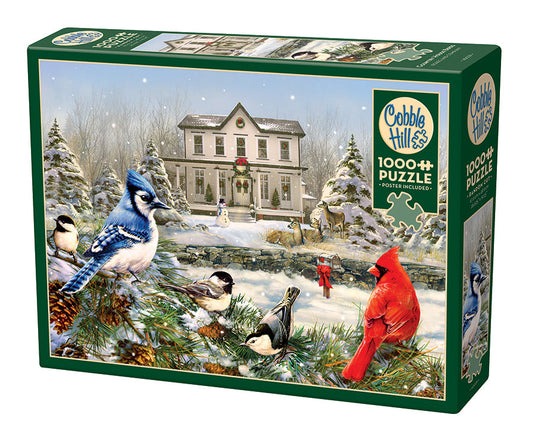 Country House Birds 1000 Piece Jigsaw Puzzle by Cobble Hill - 1