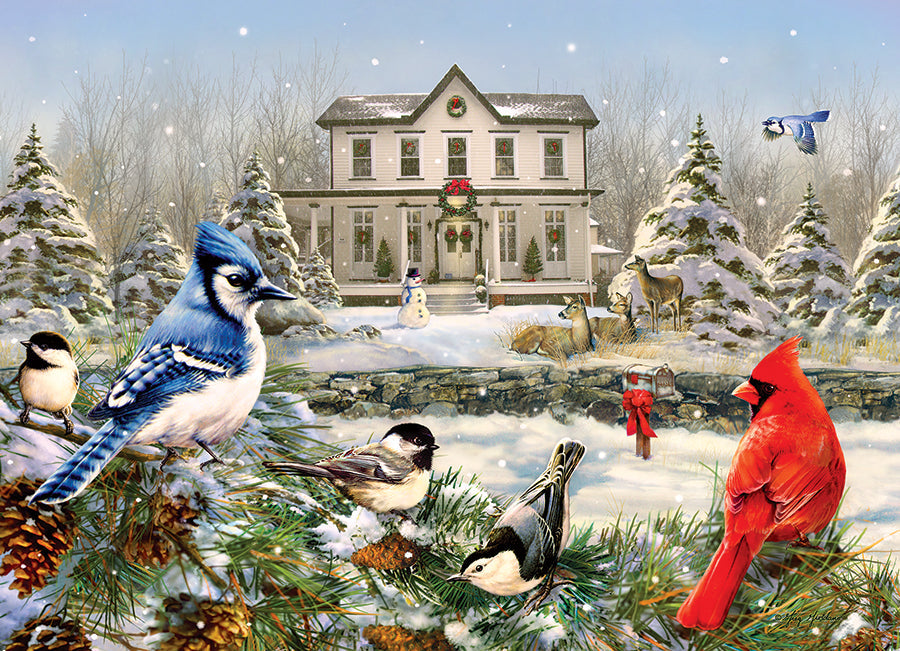 Country House Birds 1000 Piece Jigsaw Puzzle by Cobble Hill
