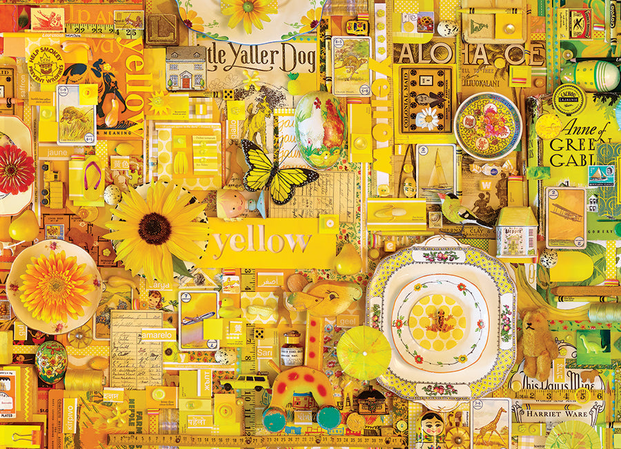 Yellow 1000 Piece Jigsaw Puzzle by Cobble Hill