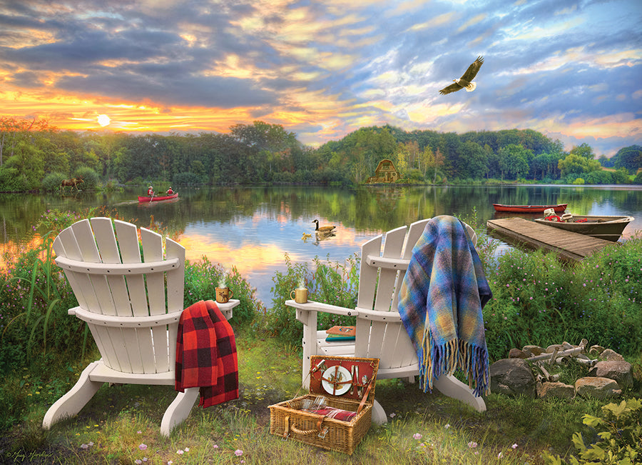 Lakeshore 1000 Piece Jigsaw Puzzle by Cobble Hill