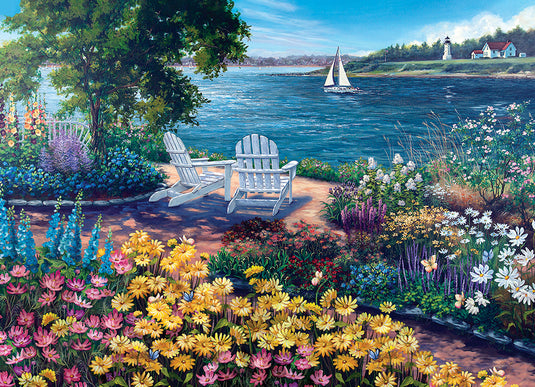 Seashore 1000 Piece Jigsaw Puzzle by Cobble Hill - 2