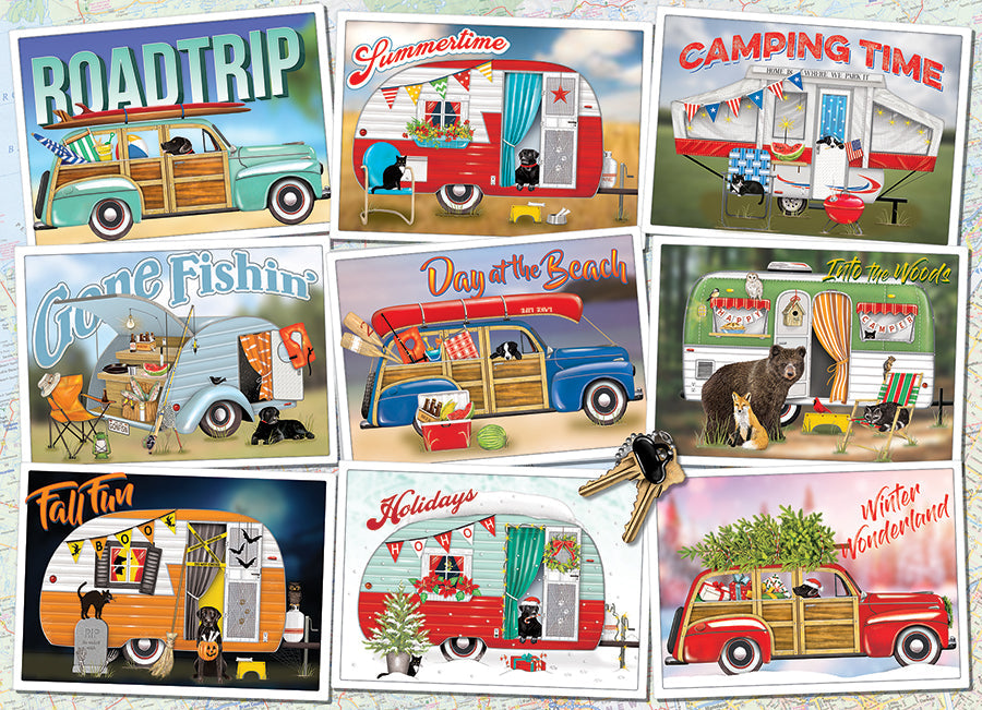 Hitting the Road 1000 Piece Jigsaw Puzzle by Cobble Hill