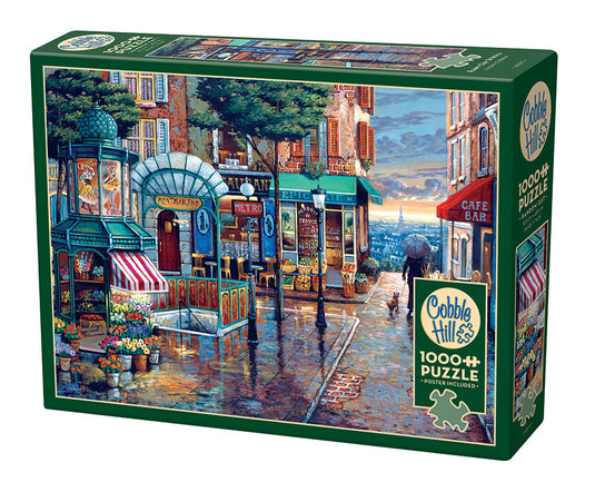 Rainy Day Stroll 1000 Piece Jigsaw Puzzle by Cobble Hill - 1