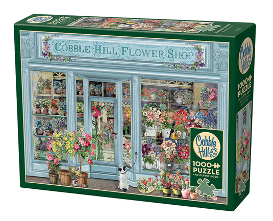 Parisian Flowers 1000 Piece Jigsaw Puzzle by Cobble Hill - 1