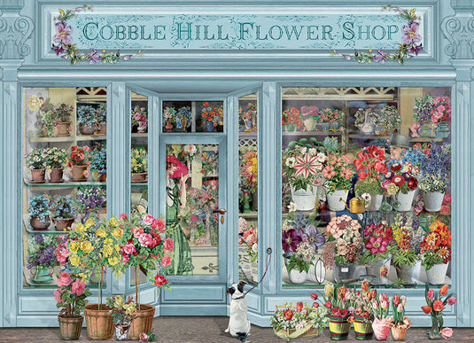 Parisian Flowers 1000 Piece Jigsaw Puzzle by Cobble Hill - 2