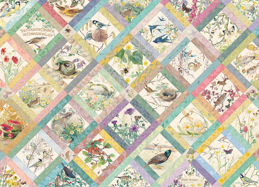 Country Diary Quilt 1000 Piece Jigsaw Puzzle by Cobble Hill