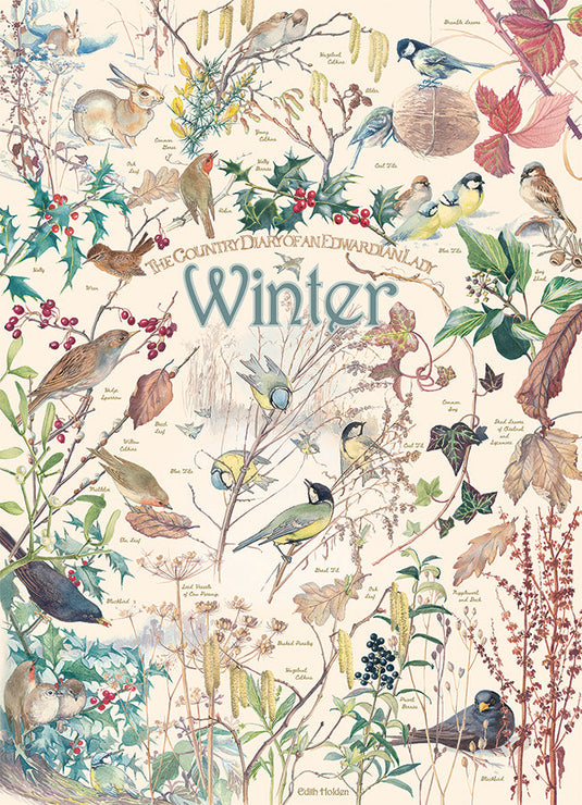 Country Diary: Winter 1000 Piece Jigsaw Puzzle by Cobble Hill - 2