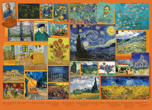 Van Gogh 1000 Piece Jigsaw Puzzle by Cobble Hill - 2