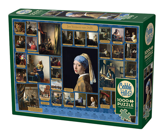 Vermeer 1000 Piece Jigsaw Puzzle by Cobble Hill - 1