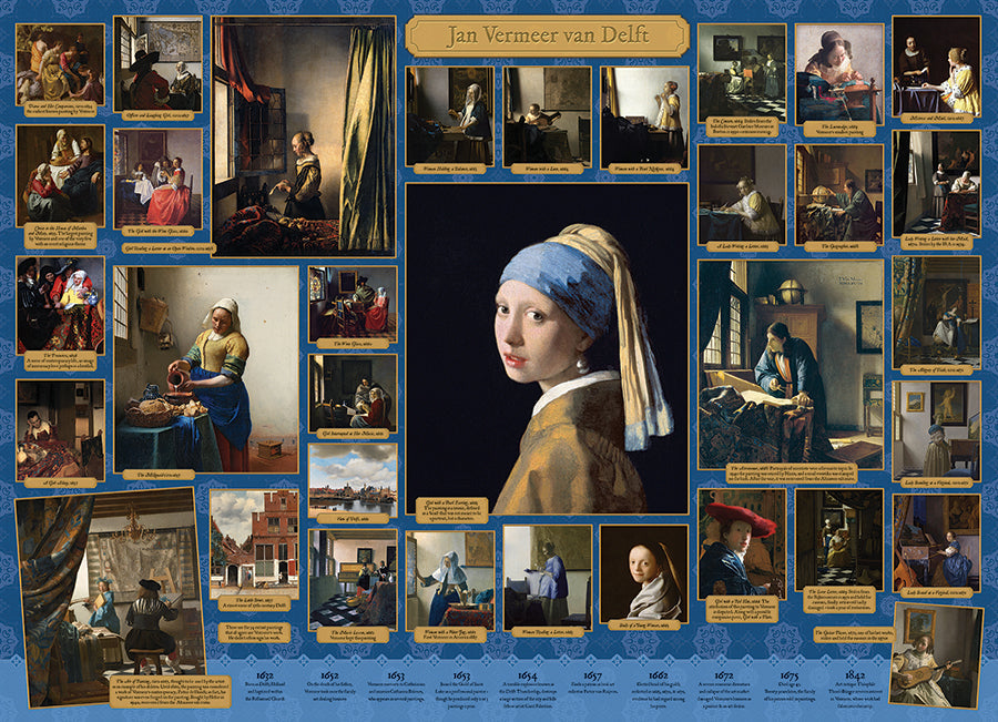 Vermeer 1000 Piece Jigsaw Puzzle by Cobble Hill