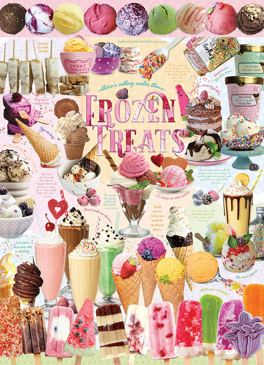 Frozen Treats 1000 Piece Jigsaw Puzzle by Cobble Hill - 2