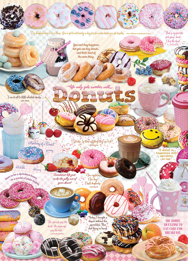 Donut Time 1000 Piece Jigsaw Puzzle by Cobble Hill
