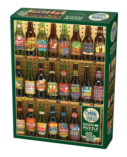 Beer Collection 1000 Piece Jigsaw Puzzle by Cobble Hill - 1