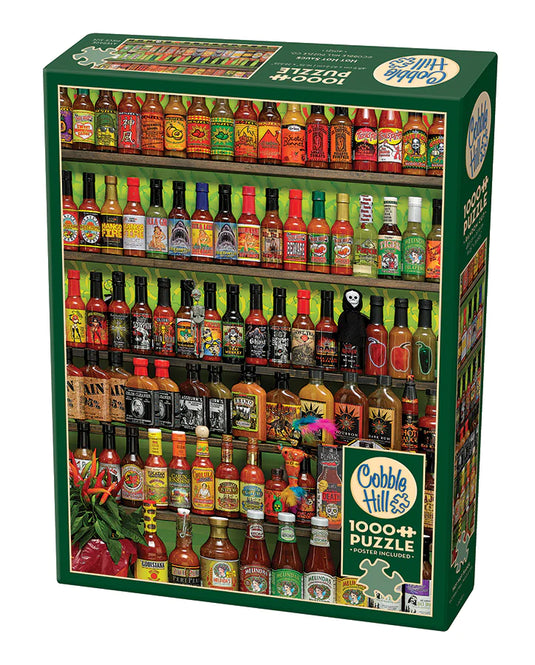 Hot Hot Sauce 1000 Piece Jigsaw Puzzle by Cobble Hill