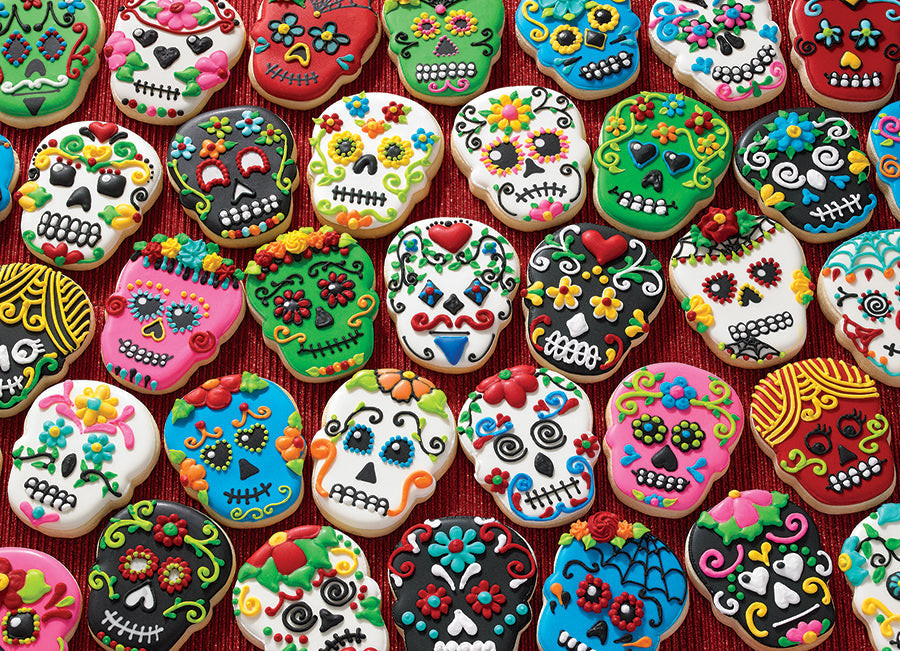Sugar Skull Cookies 1000 Piece Jigsaw Puzzle by Cobble Hill