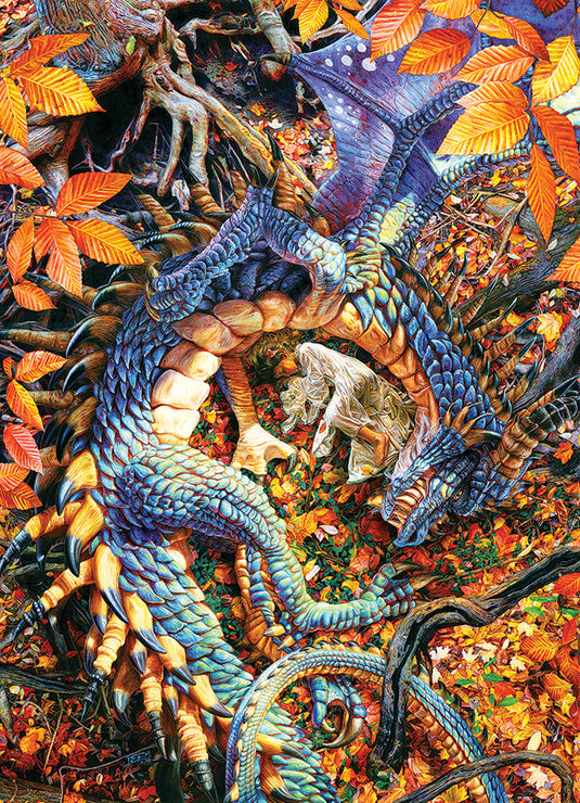 Abby's Dragon 1000 Piece Jigsaw Puzzle by Cobble Hill - 2