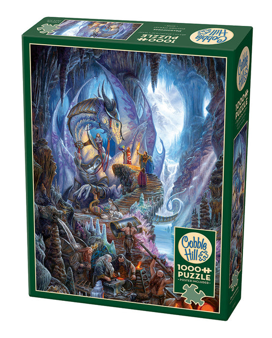 Dragonforge 1000 Piece Jigsaw Puzzle by Cobble Hill - 1