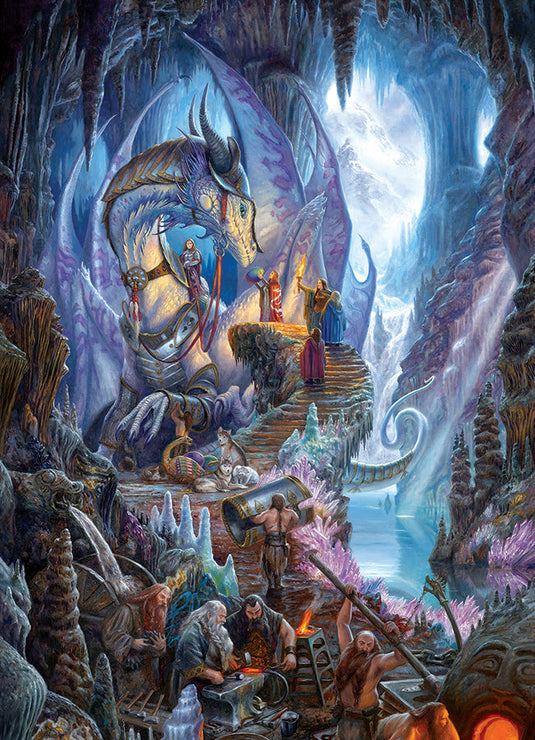 Dragonforge 1000 Piece Jigsaw Puzzle by Cobble Hill - 2