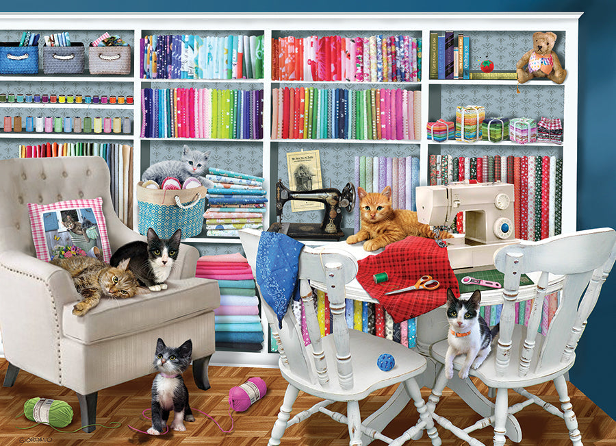 Sewing Room 1000 Piece Jigsaw Puzzle by Cobble Hill
