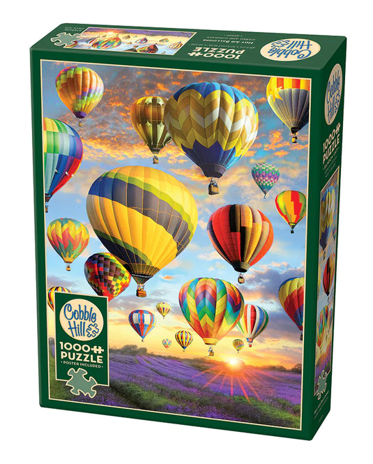 Hot Air Balloons 1000 Piece Jigsaw Puzzle by Cobble Hill