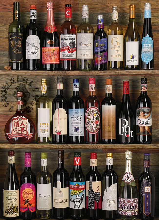 Wine Alphabet 1000 Piece Jigsaw Puzzle by Cobble Hill