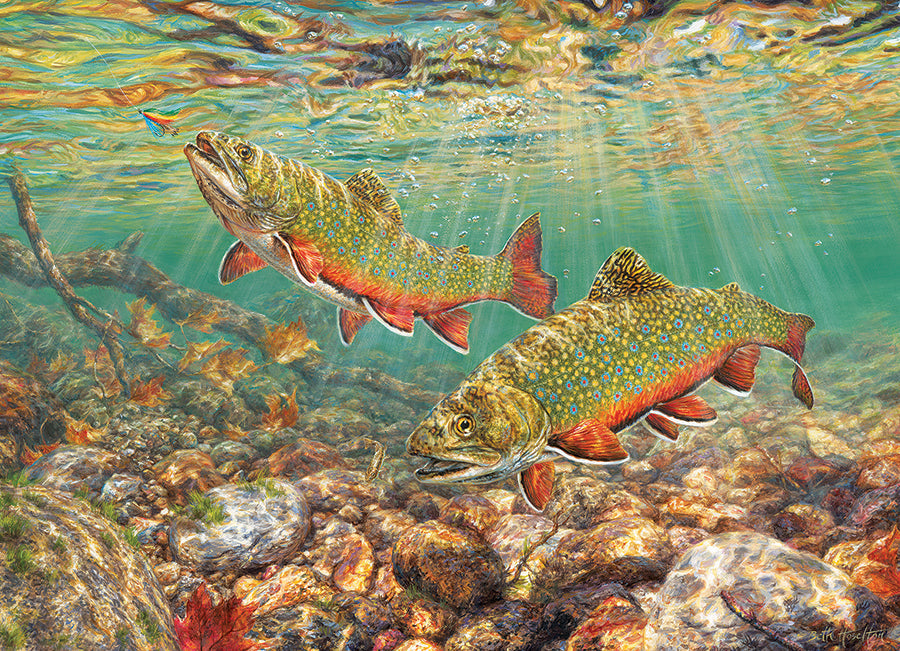 Brook Trout 1000 Piece Jigsaw Puzzle by Cobble Hill