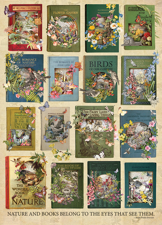 The Nature of Books 1000 Piece Jigsaw Puzzle by Cobble Hill