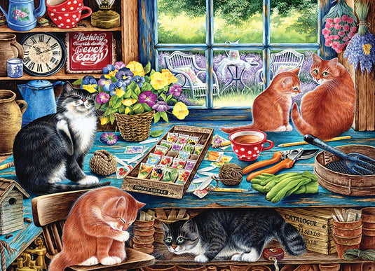 Cats Retreat 1000 Piece Jigsaw Puzzle by Cobble Hill