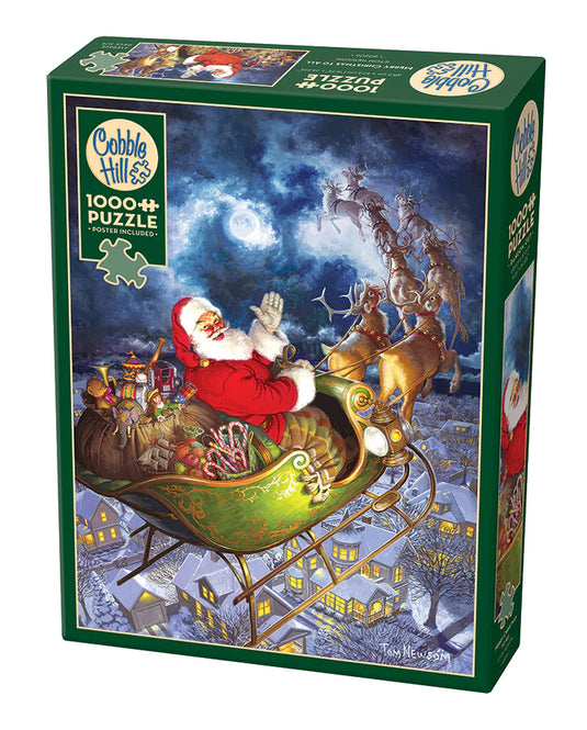 Merry Christmas to All 1000 Piece Jigsaw Puzzle by Cobble Hill