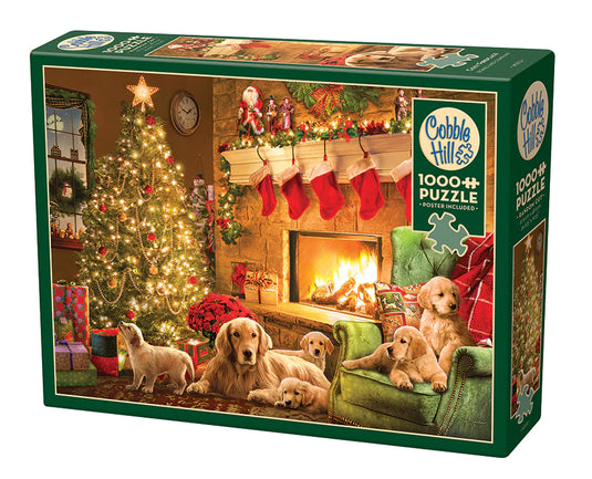 Cozy Fireplace 1000 Piece Jigsaw Puzzle by Cobble Hill