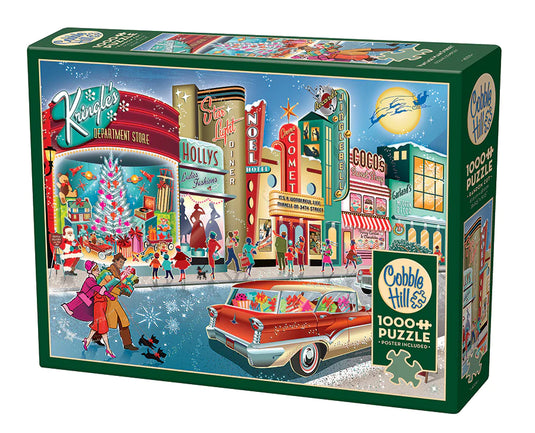 Vintage Main Street 1000 Piece Jigsaw Puzzle by Cobble Hill