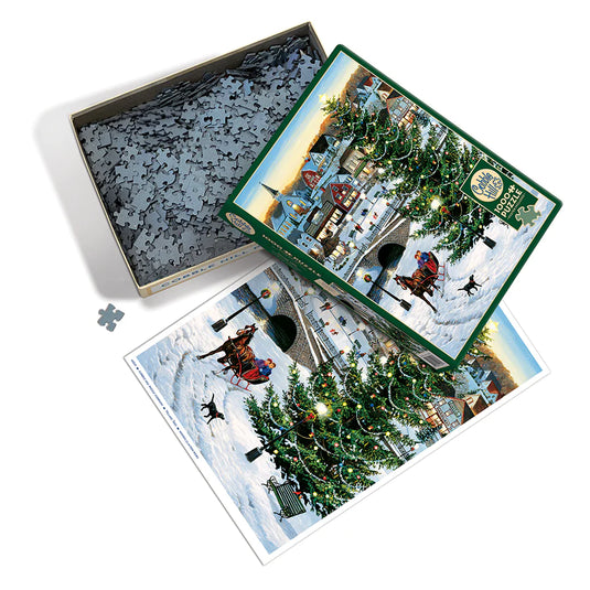 Village Tree 1000 Piece Jigsaw Puzzle by Cobble Hill