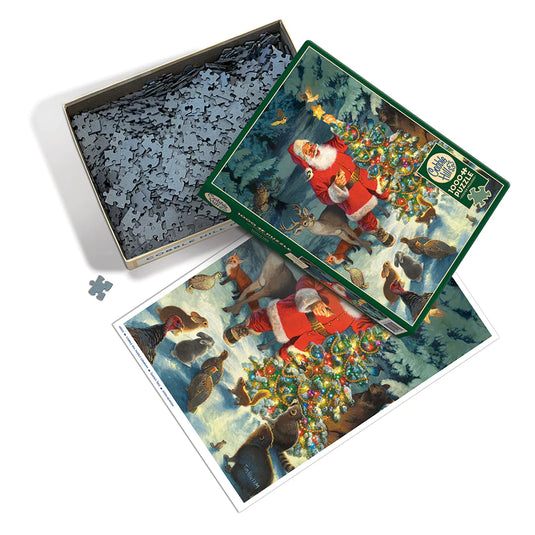 Santa's Tree 1000 Piece Jigsaw Puzzle by Cobble Hill