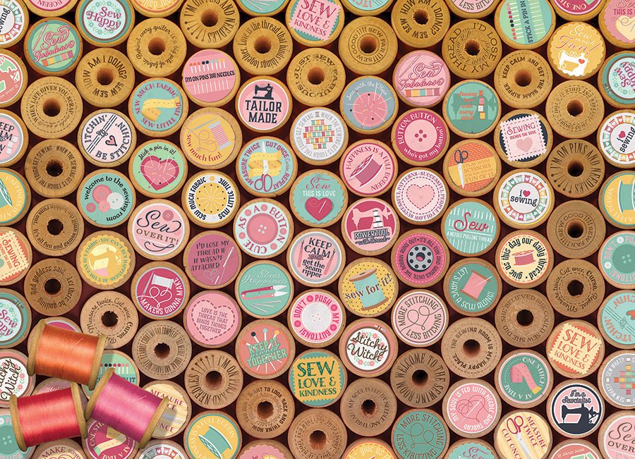 Sew Happy! 1000 Piece Jigsaw Puzzle by Cobble Hill